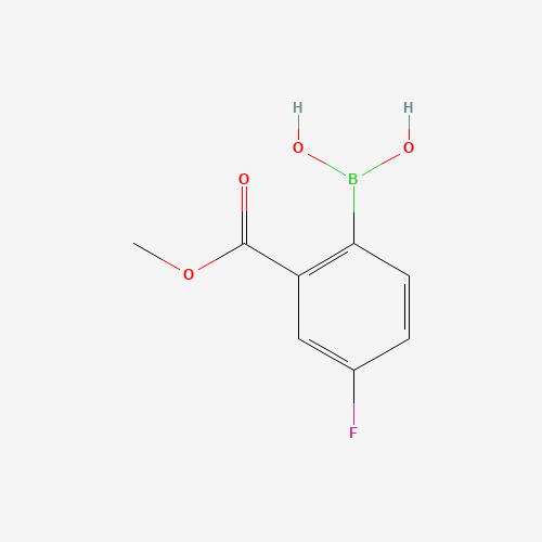 4-Fluoro-2-methoxycarbonylphenylboronic acid (CAS: 871329-81-6) - Related Chemical Product