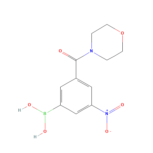 3-(MORPHOLINE-4-CARBONYL)-5-NITROPHENYLBORONIC ACID (CAS: 871332-80-8) - Related Chemical Product