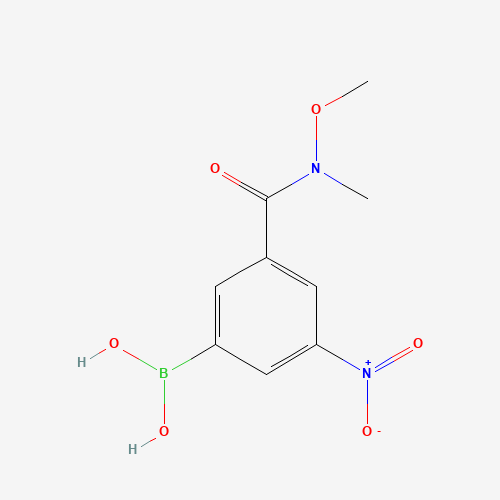 3-[METHOXY(METHYL)CARBAMOYL]-5-NITROPHENYLBORONIC ACID (CAS: 871332-84-2) - Related Chemical Product