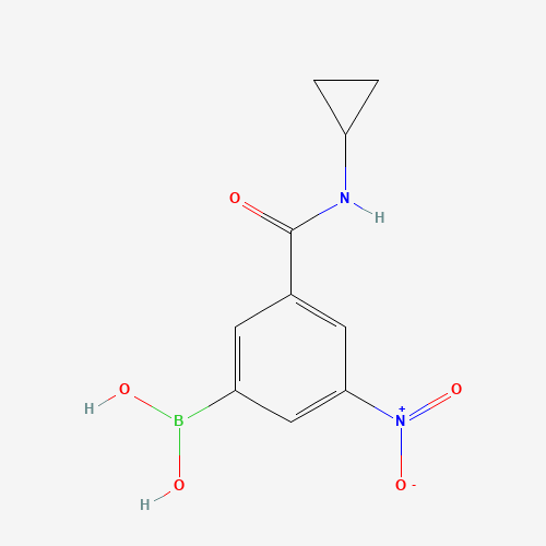 3-(CYCLOPROPYLCARBAMOYL)-5-NITROPHENYLBORONIC ACID (CAS: 871332-86-4) - Related Chemical Product
