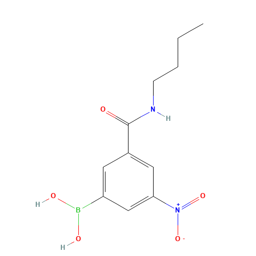 3-(N-BUTYLCARBAMOYL)-5-NITROPHENYLBORONIC ACID (CAS: 871332-89-7) - Related Chemical Product