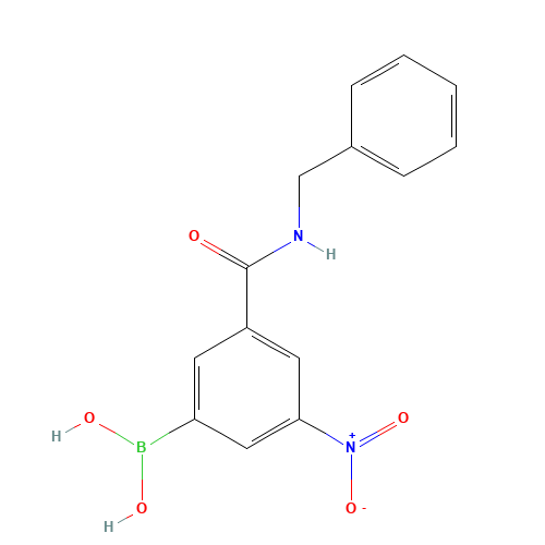 3-(BENZYLCARBAMOYL)-5-NITROPHENYLBORONIC ACID (CAS: 871332-90-0) - Related Chemical Product
