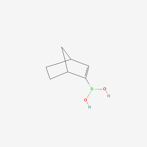 2-NORBORNEN-2-YLBORONIC ACID (CAS: 871333-98-1) - Chemical Structure and Molecular Formula 
