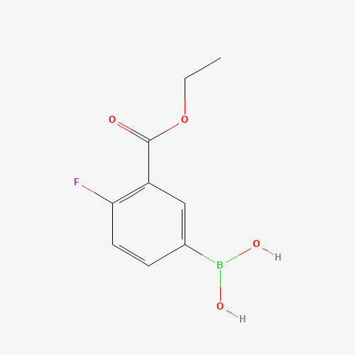 3-ETHOXYCARBONYL-4-FLUOROPHENYLBORONIC ACID (CAS: 874219-36-0) - Related Chemical Product