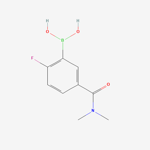 5-(DIMETHYLCARBAMOYL)-2-FLUOROBENZENEBORONIC ACID (CAS: 874289-46-0) - Related Chemical Product