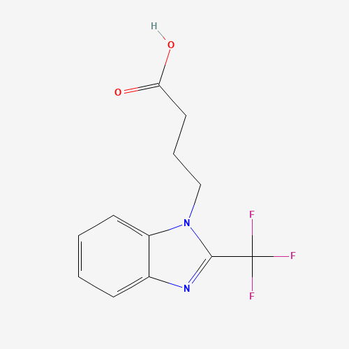 4-[2-(TRIFLUOROMETHYL)-1H-BENZIMIDAZOL-1-YL]BUTANOIC ACID (CAS: 876728-42-6) - Related Chemical Product