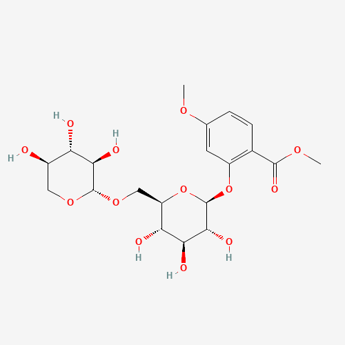 PRIMVERIN (CAS: 154-60-9) - Chemical Structure and Molecular Formula 