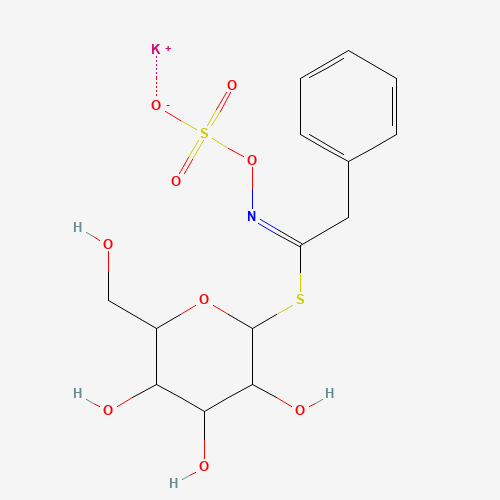 GLUCOTROPAEOLIN (CAS: 5115-71-9) - Chemical Structure and Molecular Formula 