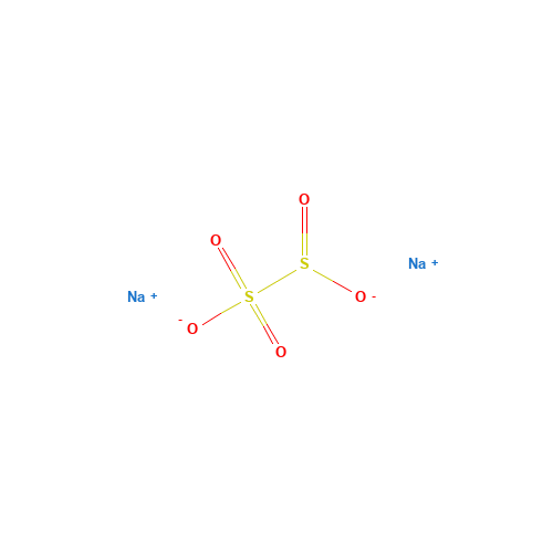 Sodium metabisulfite (CAS: 7681-57-4) - Chemical Structure and Molecular Formula 