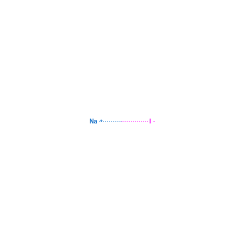 Sodium iodide (CAS: 7681-82-5) - Chemical Structure and Molecular Formula 