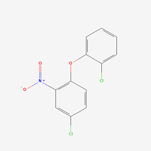 4-Chloro-1-(2-chlorophenoxy)-2-nitrobenzene (CAS: 22544-02-1) - Chemical Structure and Molecular Formula 