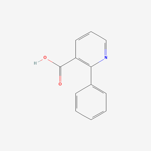 2-PHENYLNICOTINIC ACID (CAS: 33421-39-5) - Chemical Structure and Molecular Formula 