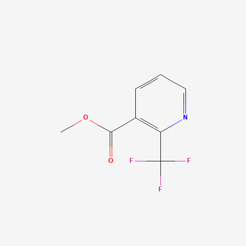 Methyl 2-(trifluoromethyl)nicotinate (CAS: 136483-17-5) - Chemical Structure and Molecular Formula 
