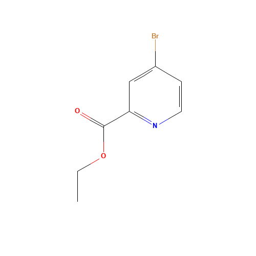 4-Bromo-pyridine-2-carboxylic acid ethyl ester (CAS: 62150-47-4) - Chemical Structure and Molecular Formula 
