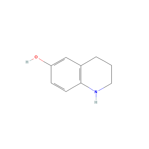 1,2,3,4-TETRAHYDROQUINOLIN-6-OL (CAS: 3373-00-0) - Chemical Structure and Molecular Formula 