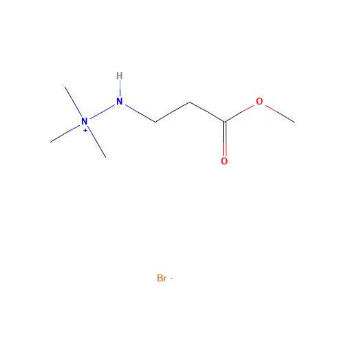 PROPANOIC ACID,3-(2,2,2-TRIMETHYLHYDRAZINYL)-,METHYL ESTER BROMIDE (CAS: 106966-25-0) - Related Chemical Product