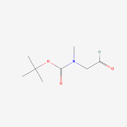 N-BOC-(METHYLAMINO)ACETALDEHYDE (CAS: 123387-72-4) - Chemical Structure and Molecular Formula 