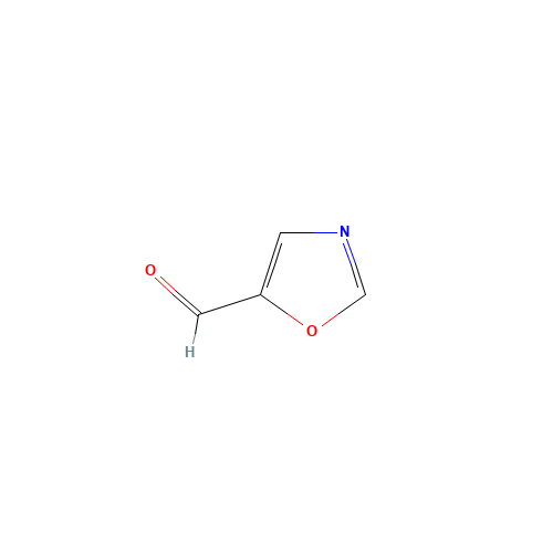 5-OXAZOLECARBOXALDEHYDE (CAS: 118994-86-8) - Chemical Structure and Molecular Formula 