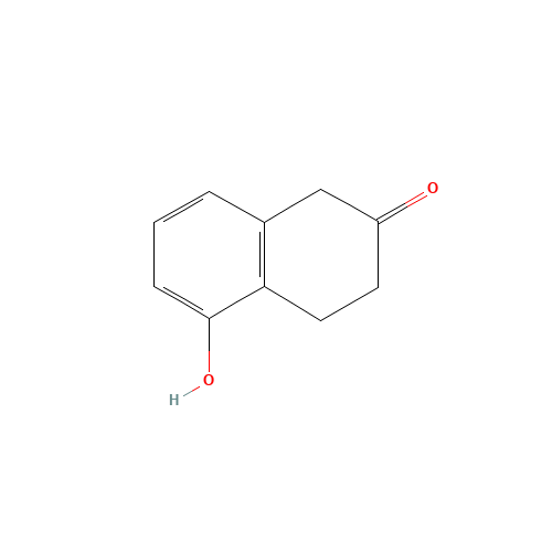 5-Hydroxy-2-tetralone (CAS: 35697-10-0) - Chemical Structure and Molecular Formula 