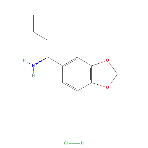 (R)-[3',4'-(METHYLENEDIOXY)PHENYL]-1-BUTYLAMINE HYDROCHLORIDE (CAS: 197508-49-9) - Related Chemical Product