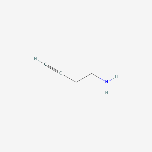 BUT-3-YN-1-AMINE (CAS: 14044-63-4) - Chemical Structure and Molecular Formula 