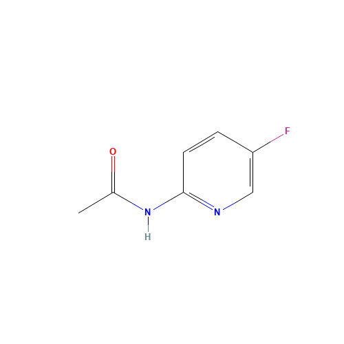 2-Acetamido-5-fluoropyridine (CAS: 100304-88-9) - Chemical Structure and Molecular Formula 