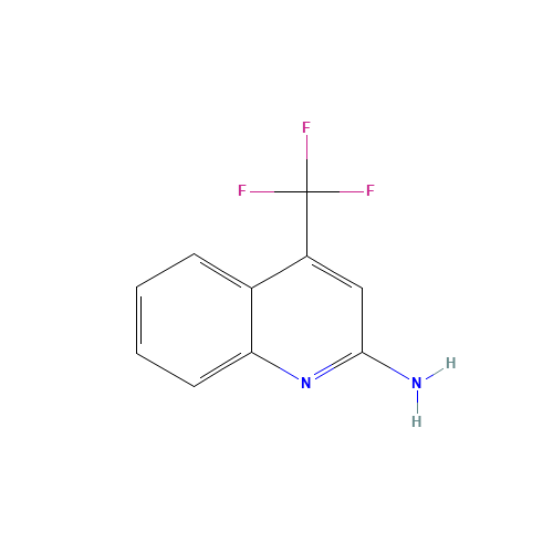 4-(Trifluoromethyl)quinolin-2-amine (CAS: 211449-19-3) - Chemical Structure and Molecular Formula 