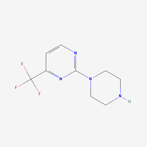 1-(4-Trifluoromethylpyrimidin-2-yl)piperazine (CAS: 179756-91-3) - Chemical Structure and Molecular Formula 