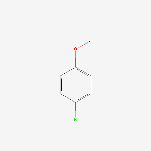 4-Methoxyphenylboronic acid (CAS: 45713-46-0) - Chemical Structure and Molecular Formula 