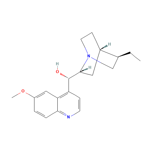 HYDROQUINIDINE (CAS: 1435-55-8) - Chemical Structure and Molecular Formula 