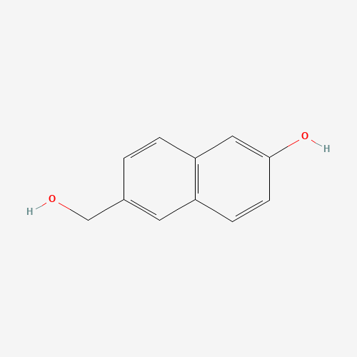 6-(Hydroxymethyl)-2-naphthol (CAS: 309752-65-6) - Chemical Structure and Molecular Formula 