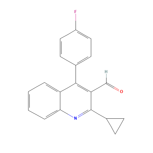 2-Cyclopropyl-4-(4-fluorophenyl)quinoline-3-carboxaldehyde (CAS: 121660-37-5) - Related Chemical Product