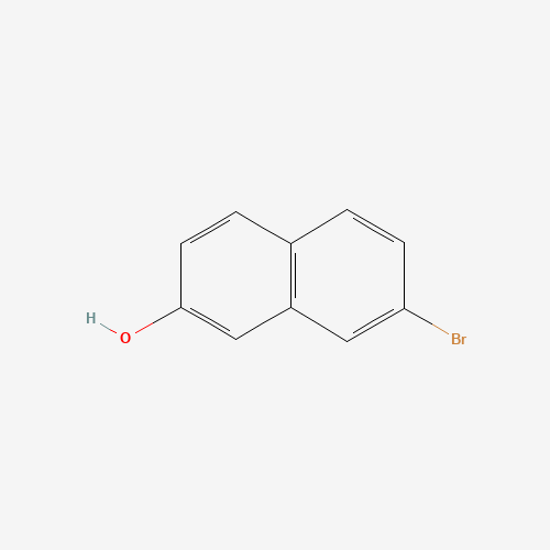 2-Bromo-7-hydroxynaphthalene (CAS: 116230-30-9) - Chemical Structure and Molecular Formula 