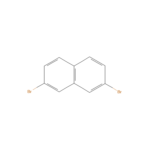 2,7-Dibromonaphthalene (CAS: 58556-75-5) - Chemical Structure and Molecular Formula 