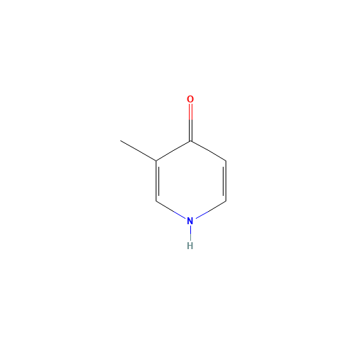 3-METHYL-4-HYDROXYPYRIDINE (CAS: 22280-02-0) - Chemical Structure and Molecular Formula 