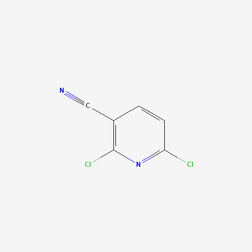 2,6-Dichloronicotinonitrile (CAS: 40381-90-6) - Chemical Structure and Molecular Formula 