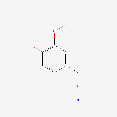 3-Methoxy-4-fluorobenzyl cyanide (CAS: 850565-37-6) - Chemical Structure and Molecular Formula 