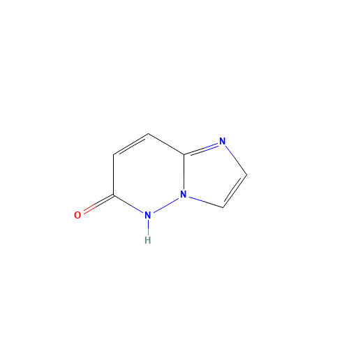 6-HYDROXYIMIDAZO[1,2-B]PYRIDAZINE (CAS: 57470-54-9) - Chemical Structure and Molecular Formula 