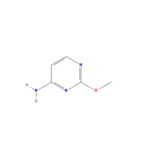 4-Pyrimidinamine,2-methoxy-(9CI) (CAS: 3289-47-2) - Chemical Structure and Molecular Formula 
