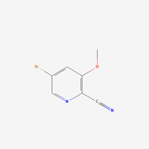 5-Bromo-3-Methoxy-Pyridine2-Carbonitrile (CAS: 36057-46-2) - Chemical Structure and Molecular Formula 