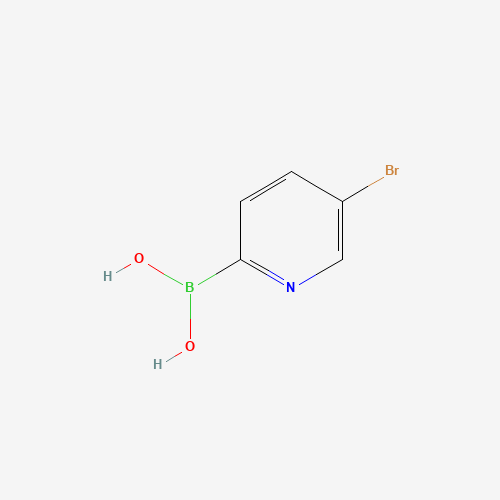 5-BROMOPYRIDINE-2-BORONIC ACID (CAS: 652148-97-5) - Chemical Structure and Molecular Formula 