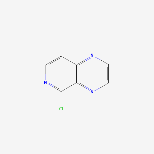 5-CHLOROPYRIDO[4,3-B]PYRAZINE (CAS: 214045-82-6) - Chemical Structure and Molecular Formula 
