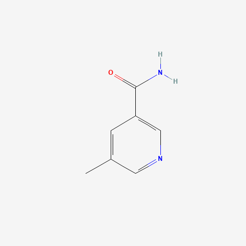 5-METHYLNICOTINAMIDE (CAS: 70-57-5) - Chemical Structure and Molecular Formula 