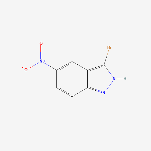 5-NITRO-3-BROMOINDAZOLE (CAS: 67400-25-3) - Chemical Structure and Molecular Formula 