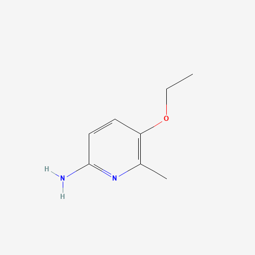 5-ethoxy-6-methylpyridin-2-amine (CAS: 73101-79-8) - Chemical Structure and Molecular Formula 