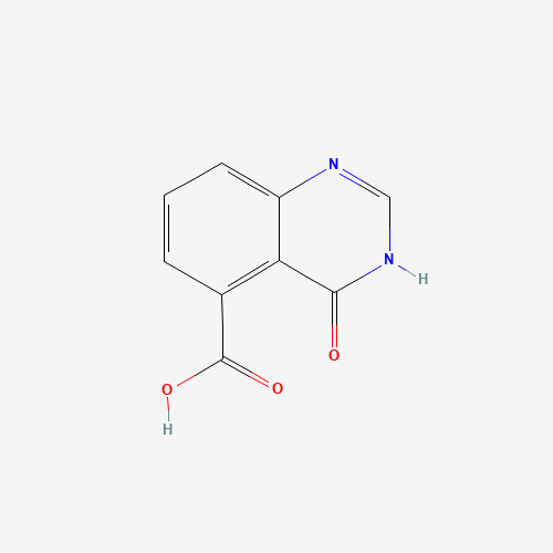 5-Quinazolinecarboxylic acid,3,4-dihydro-4-oxo- (CAS: 208774-29-2) - Chemical Structure and Molecular Formula 