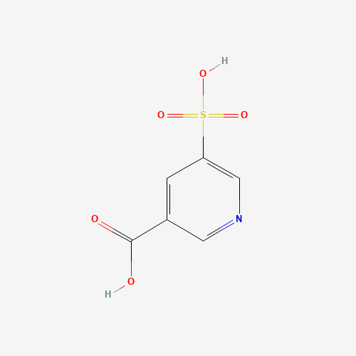5-SULFONICOTINIC ACID (CAS: 4833-92-5) - Chemical Structure and Molecular Formula 
