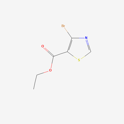 5-Thiazolecarboxylic acid,4-bromo-,ethyl ester (CAS: 152300-60-2) - Chemical Structure and Molecular Formula 