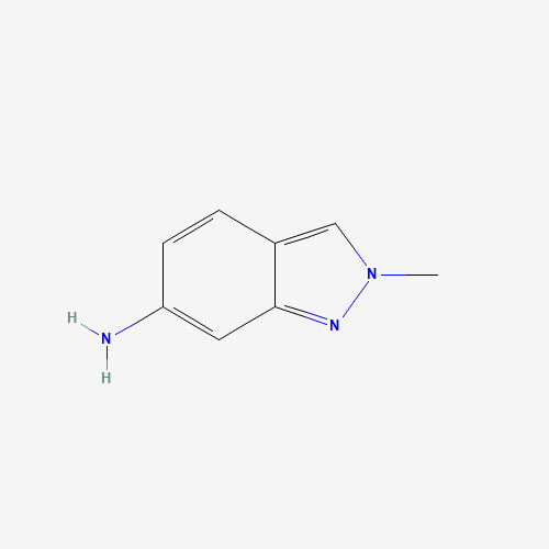 6-AMINO-2-METHYL-2H-INDAZOLE (CAS: 50593-30-1) - Chemical Structure and Molecular Formula 