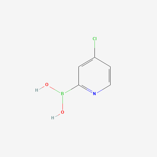 6-CHLOROPYRIDINE-2-BORONIC ACID (CAS: 870459-91-9) - Chemical Structure and Molecular Formula 
